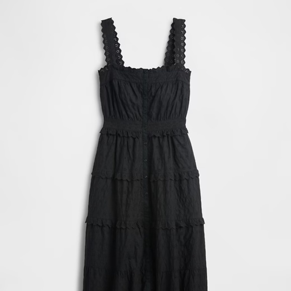 Gap × DÔEN Eyelet Midi Dress XXS - Picture 6 of 9